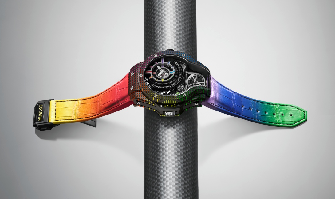 HUBLOT宇舶表隆重推出全新 MP-09雙軸陀飛輪5天動力儲存腕表： 以絢爛虹彩美學閃耀邁阿密